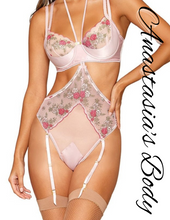 Load image into Gallery viewer, Floral Garter Teddy

